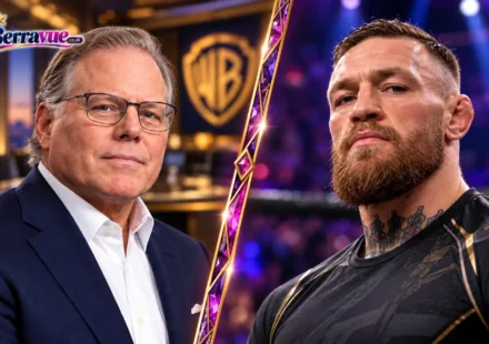 David Zaslav and Conor McGregor