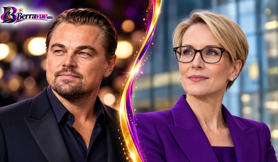 Leonardo DiCaprio and Emma Walmsley